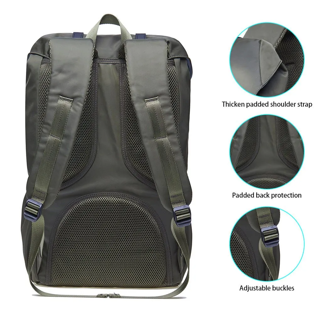 KAUKKO Backpack for city trips, EP5-3 ( Green / 22.4L )