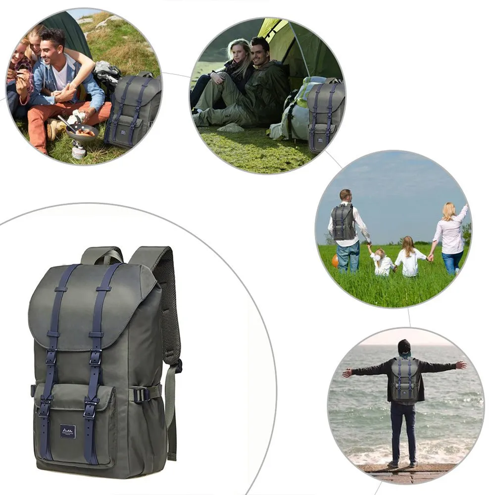 KAUKKO Backpack for city trips, EP5-3 ( Green / 22.4L )