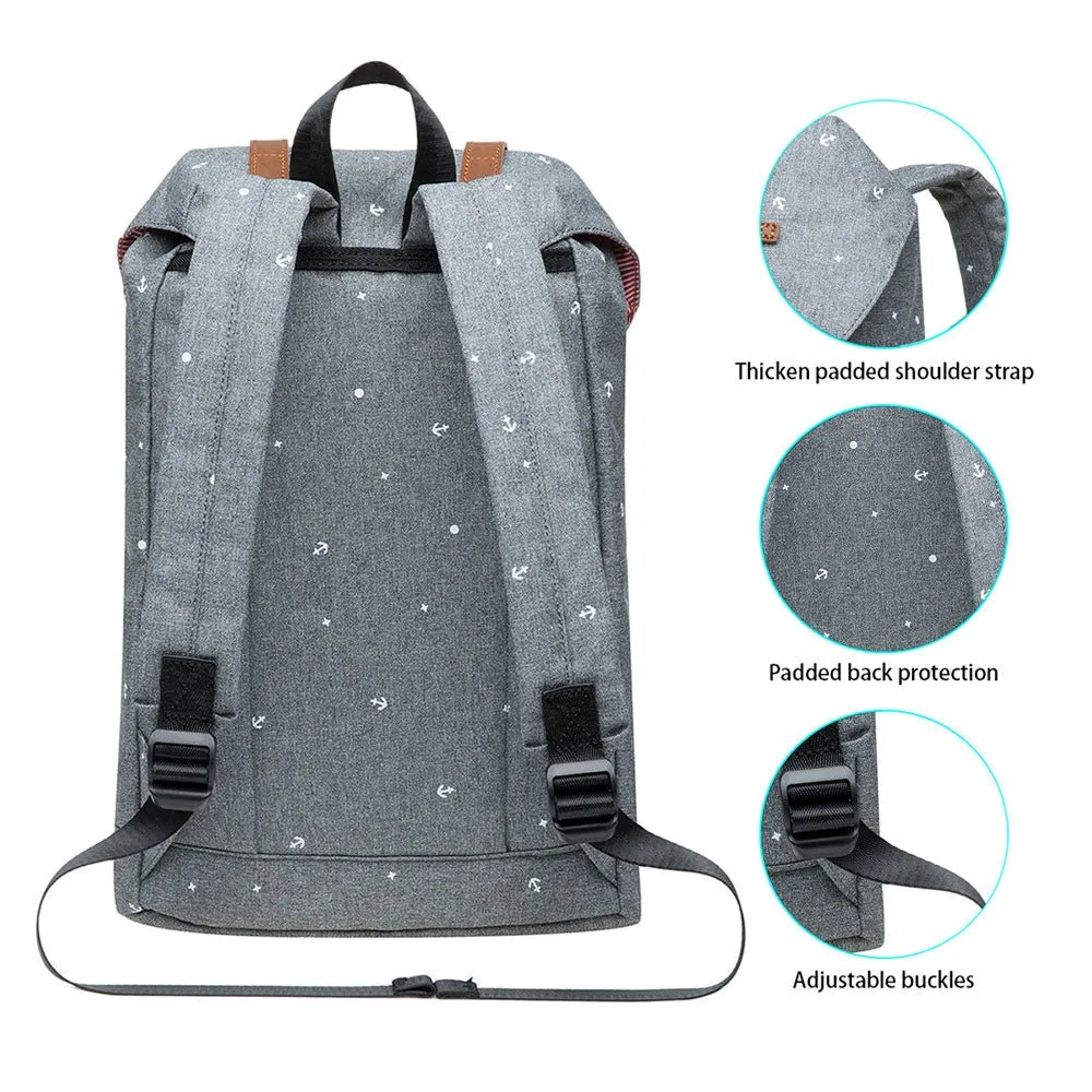KAUKKO Backpack for city trips, EP6-5 ( Grey / 17.8L )