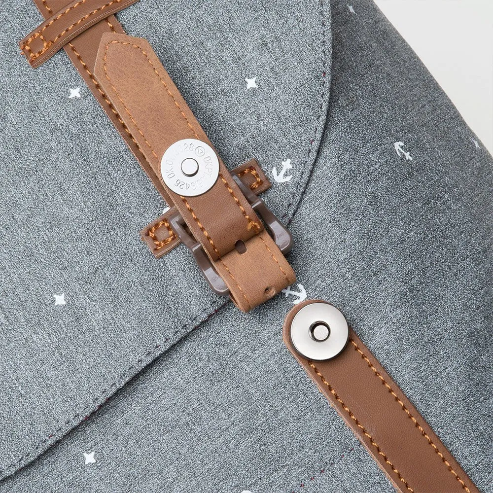KAUKKO Backpack for city trips, EP6-5 ( Grey / 17.8L )