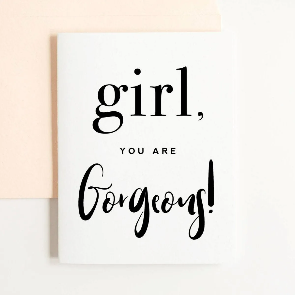 Kitty Meow Boutique | You are Gorgeous - Friendship Appreciation Greeting Card