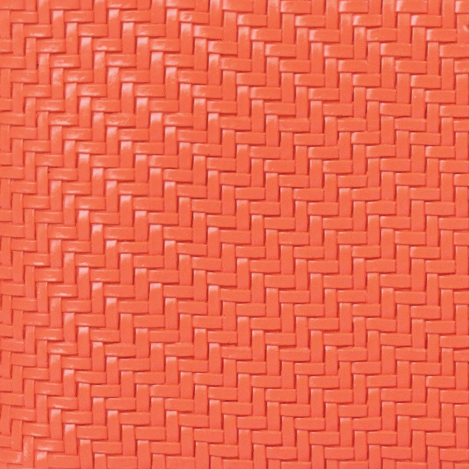 Large Beauty Bag - Herringbone Tangerine