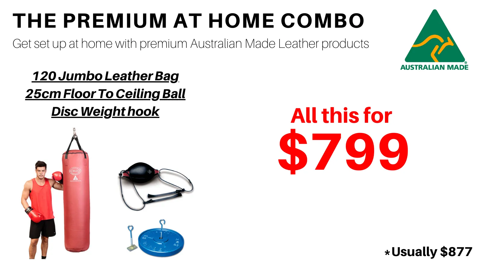Leather Bag and Floor To Ceiling Combo
