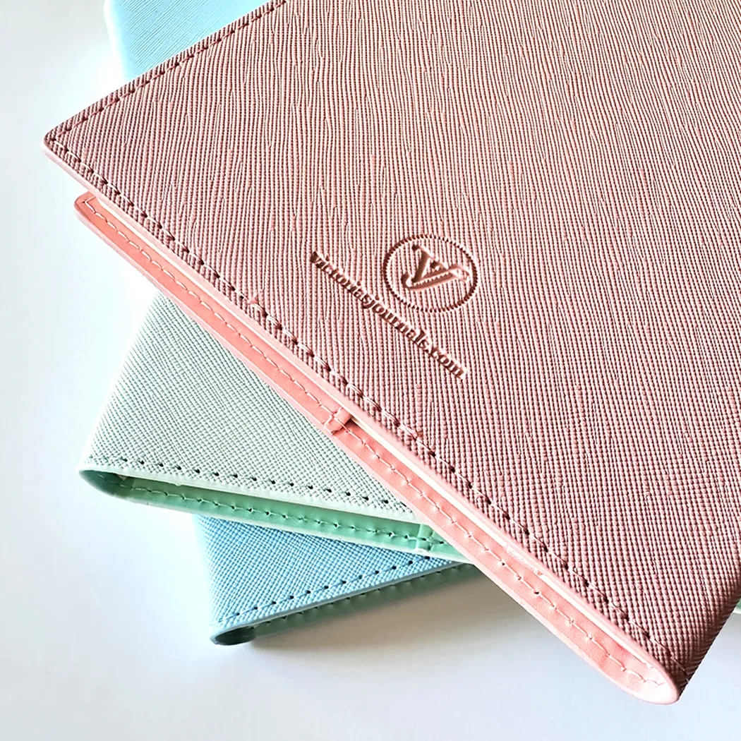 LIFE Leatherette Fashion Journal with Sleeve Cover (Blue)