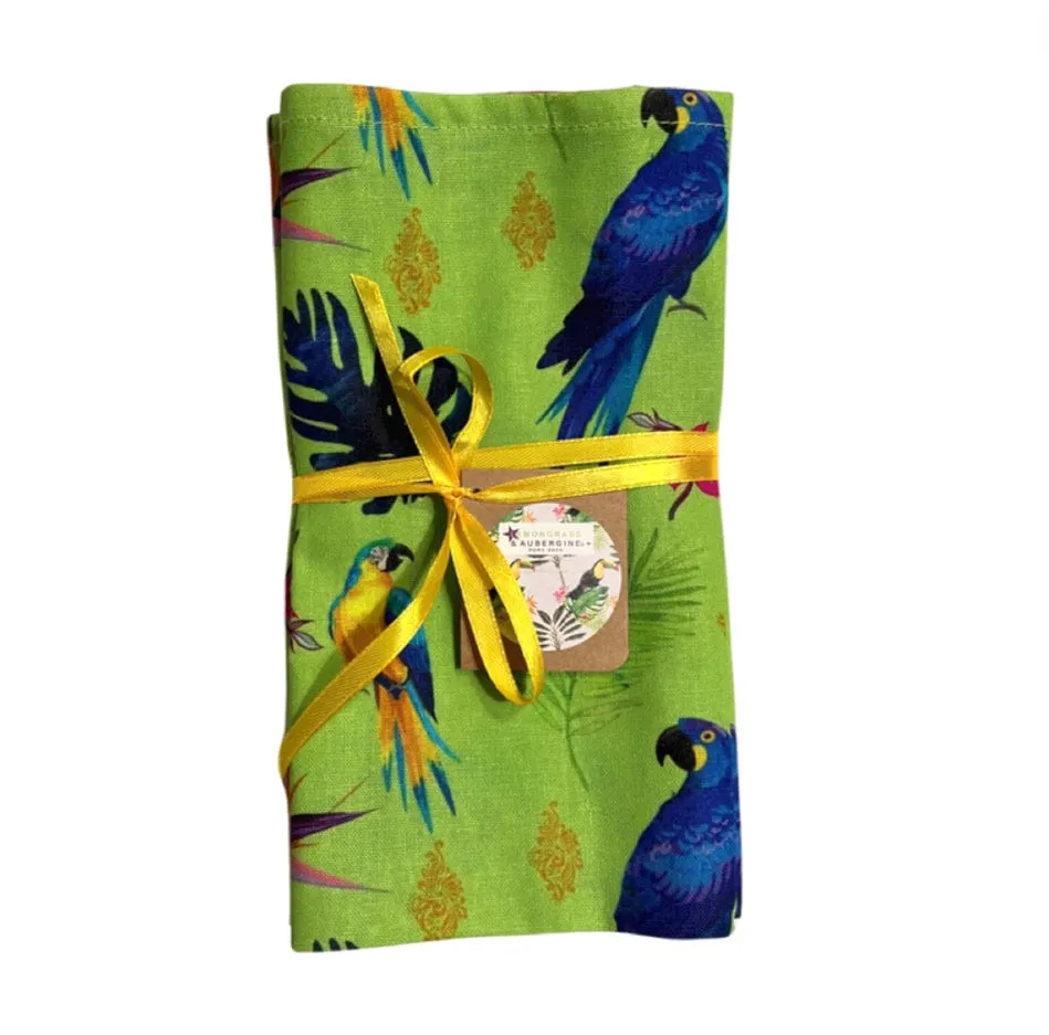 Linen Napkin Parrot