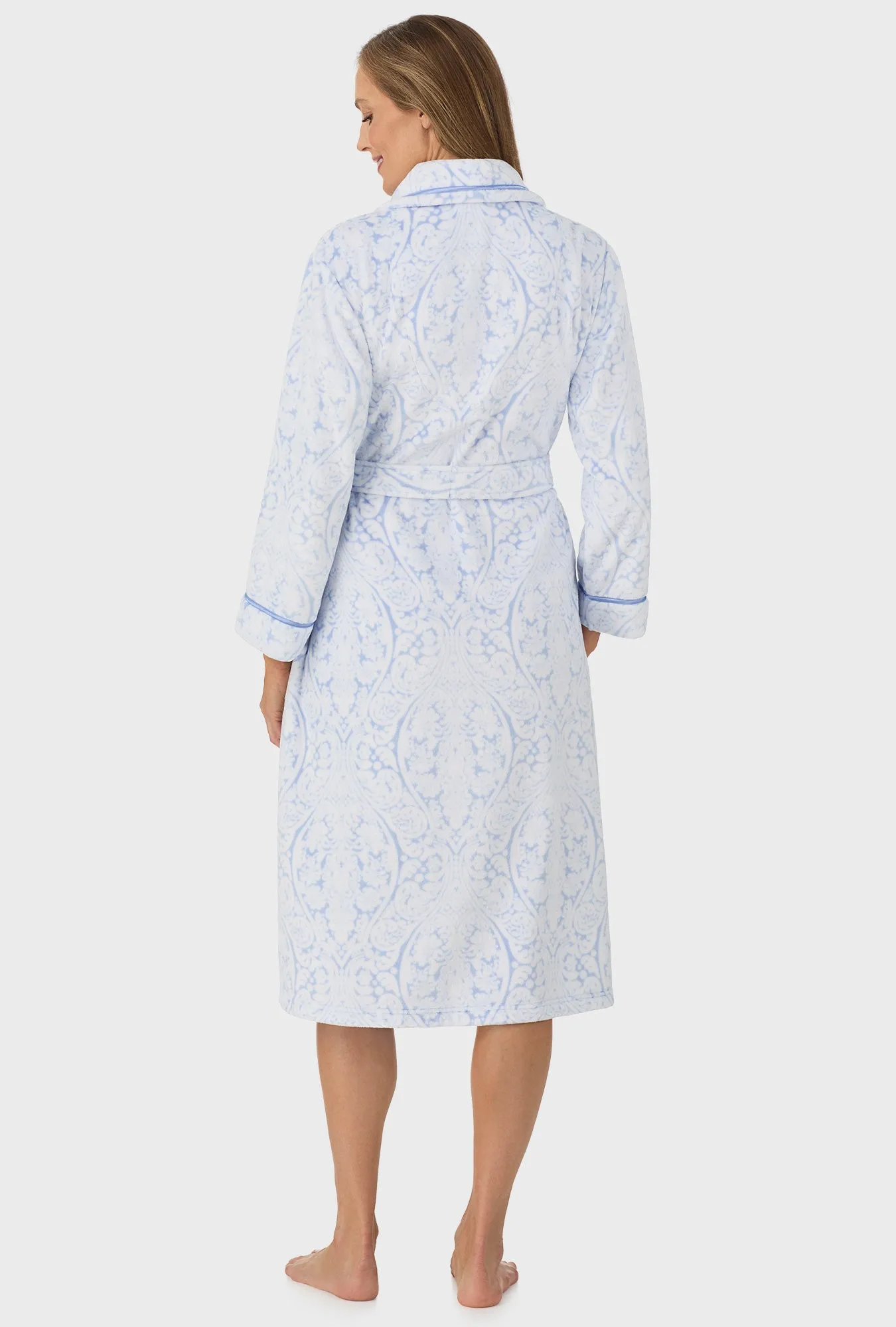 Malibu Damask Wrap Robe