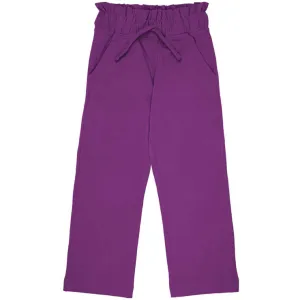 Maxomorra Paper Bag Pants Sweat - Violet