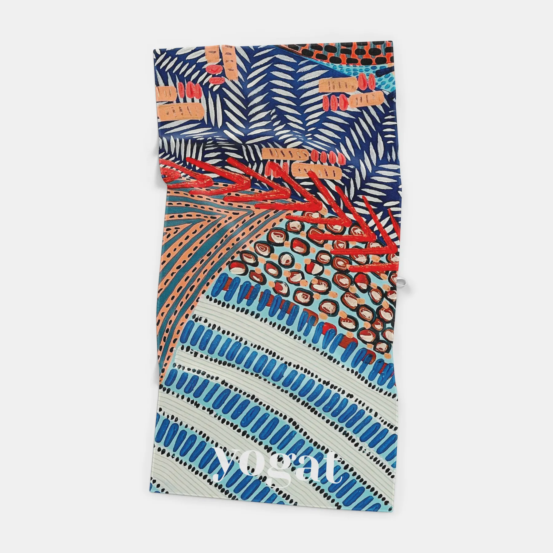 Microfiber Workout Towel - Nicole Orange