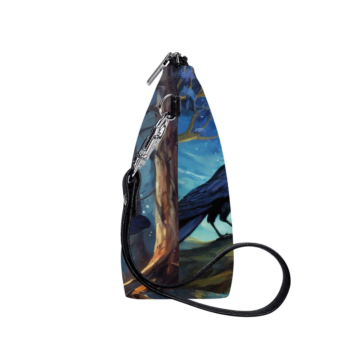 Moon Calling Crows Cosmetic Bag