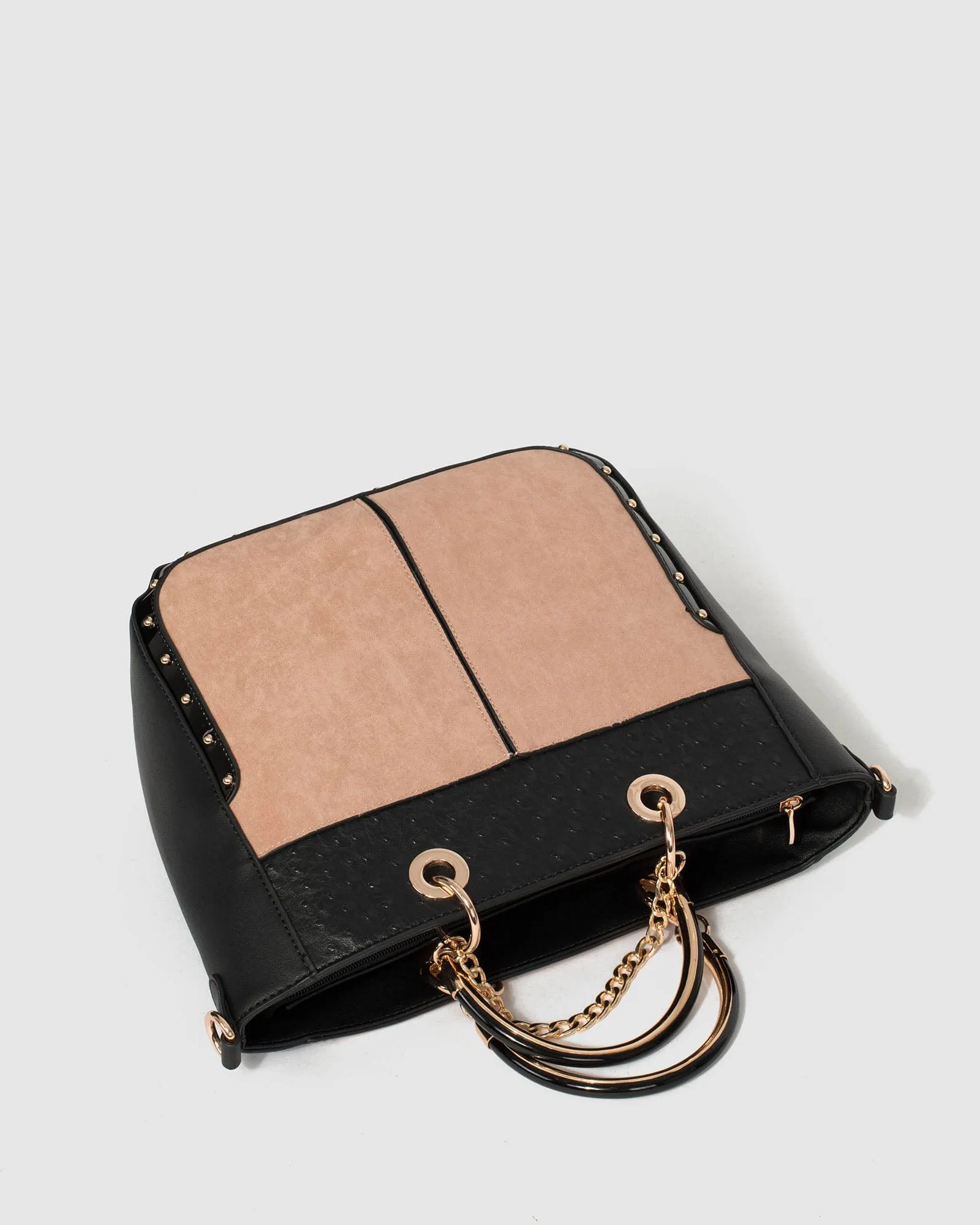 Multi Colour Claire Stud Chain Tote Bag