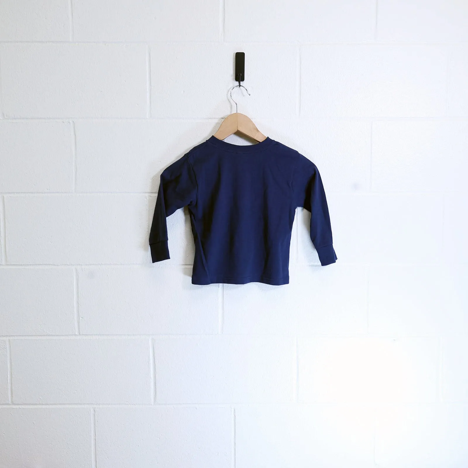 Navy L/S Toddler Tee