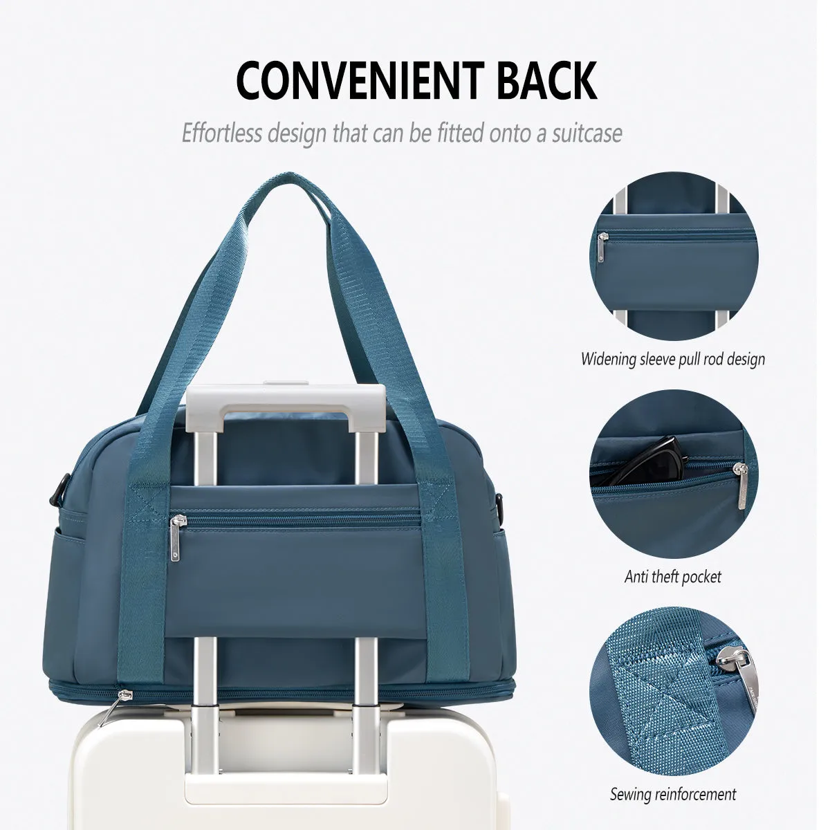 OIWAS Foldable Travel Duffel Bags Outdoor Travel Bag