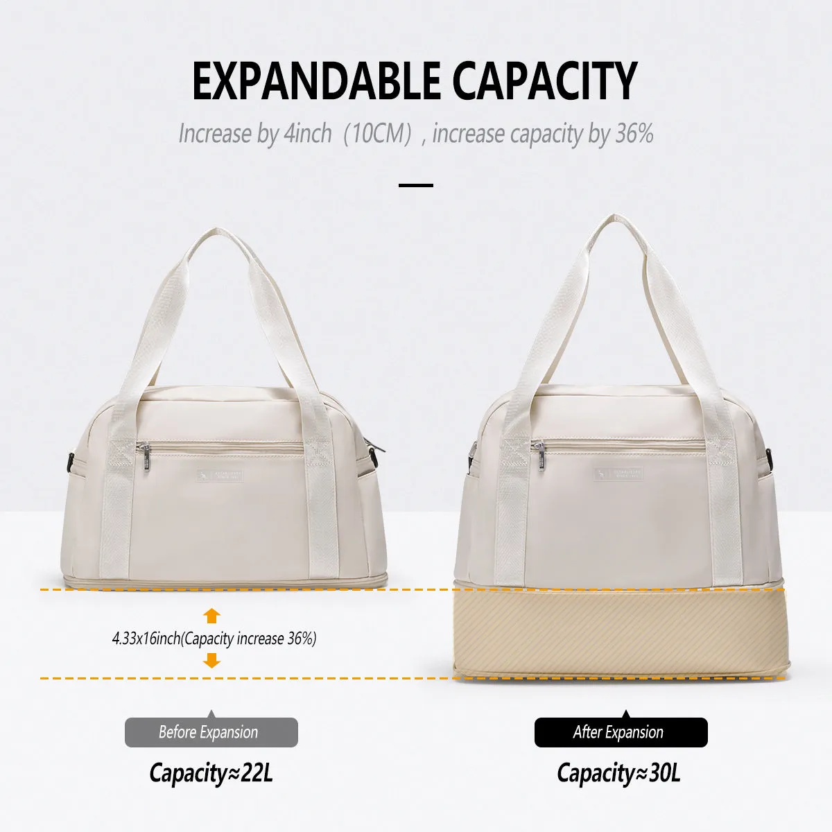 OIWAS Foldable Travel Duffel Bags Outdoor Travel Bag