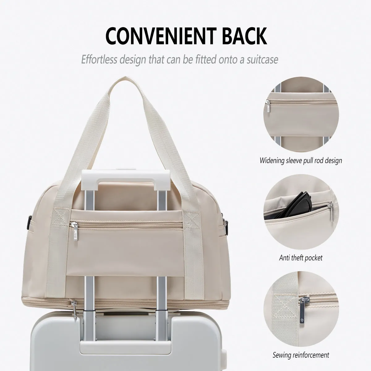 OIWAS Foldable Travel Duffel Bags Outdoor Travel Bag