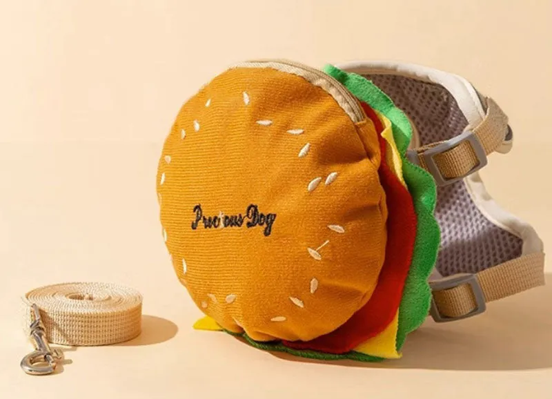 Pet dog self-backpack leash goes out artifact Bichon Frize Teddy Pomeranian small dog chest and back model to prevent escape