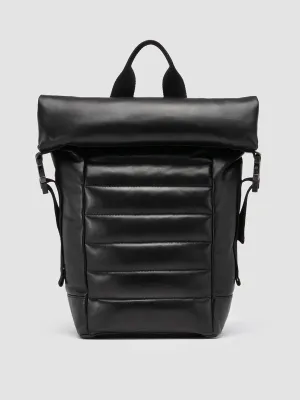 PLEASURE 001 - Black Leather Backpack