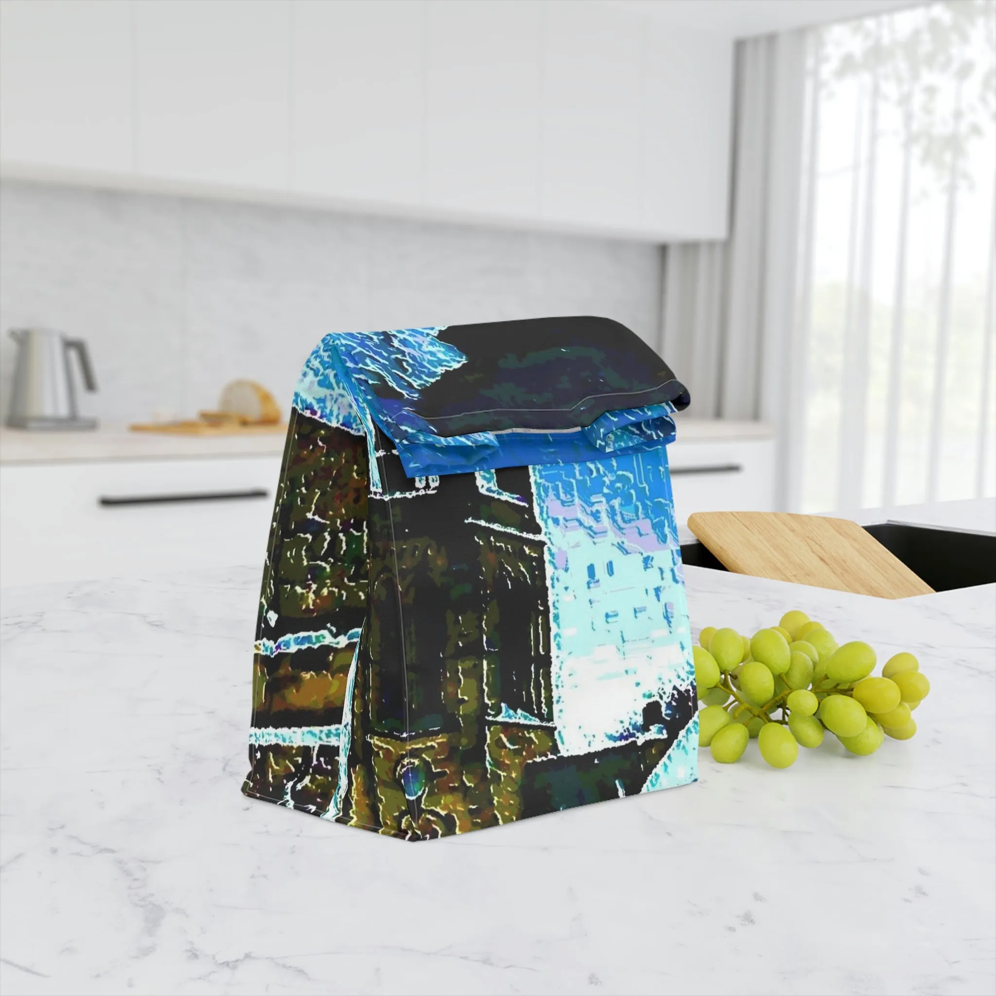 Polyester Lunch Bag ... Walikng The Streets & Alleys ... 'Strolling The Canals ... '  ... Original Works  ...