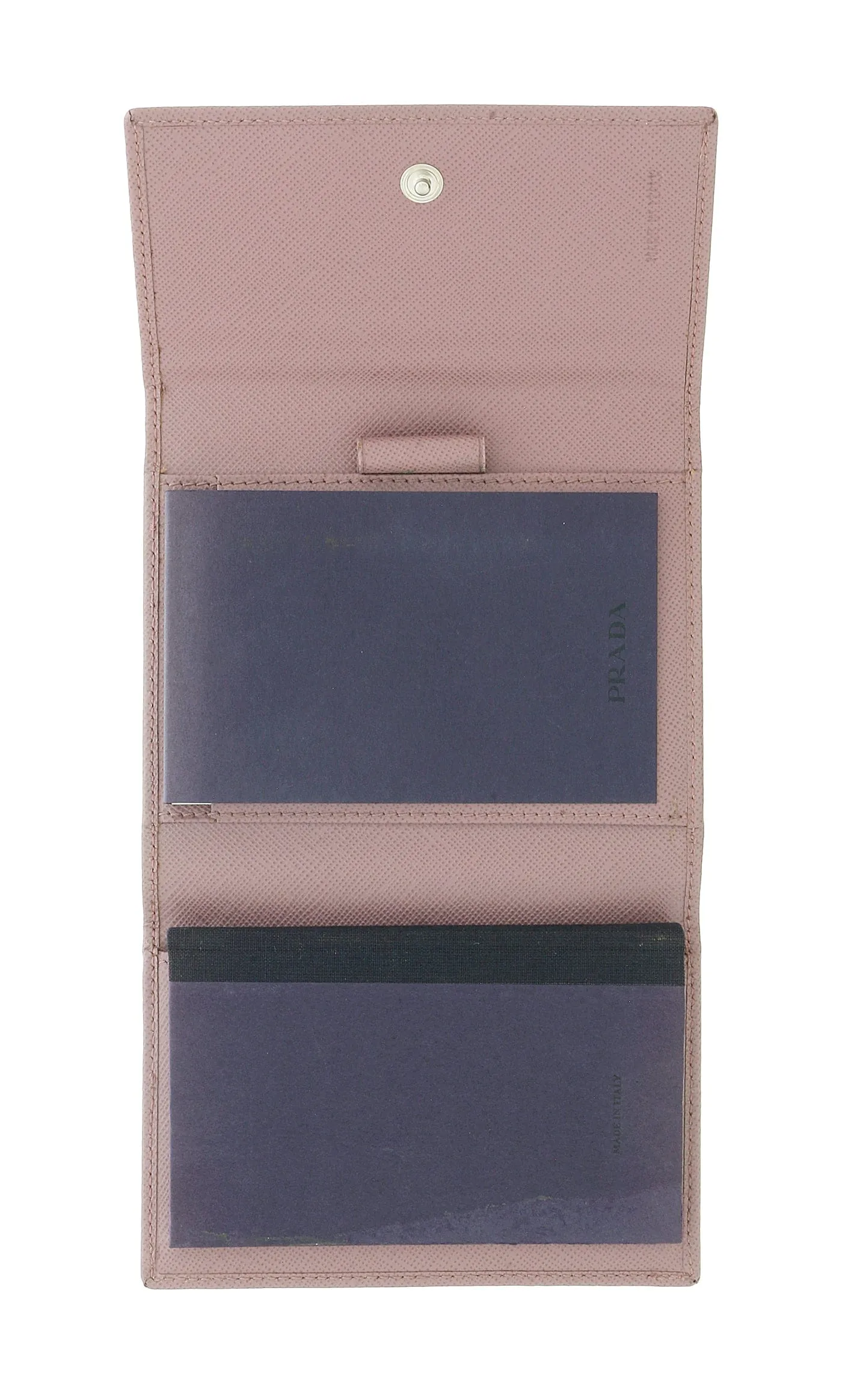 Prada Pink Leather Telephone Book and Notebook Cover