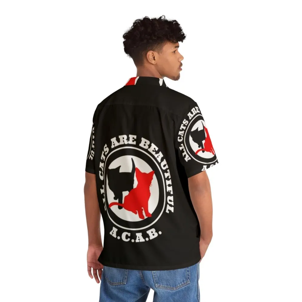 "All Cats Are Beautiful Hawaiian Shirt | Activist Protest Fashion"