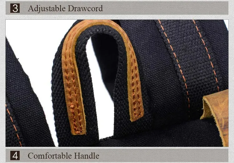 Retro Large Vintage Backpack Bag