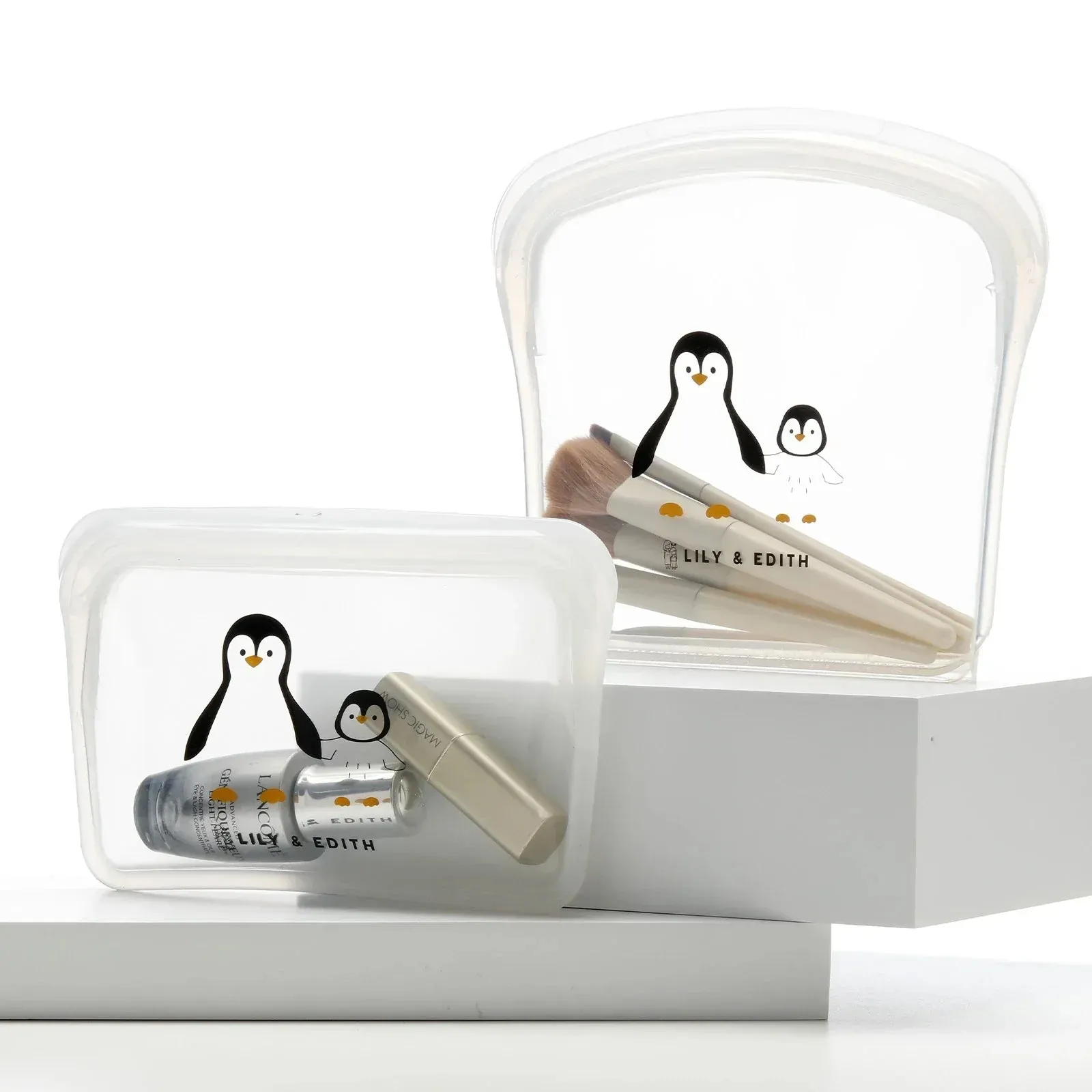 Reusable Silicone Bag On the Go 2-Pack | Penguin