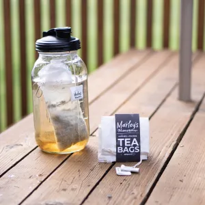 REUSABLE SUN TEA BAGS (2pk): Organic Linen