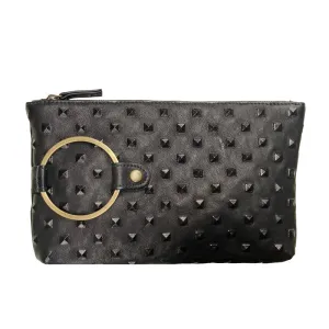 Ring Clutch - Black Pyramid