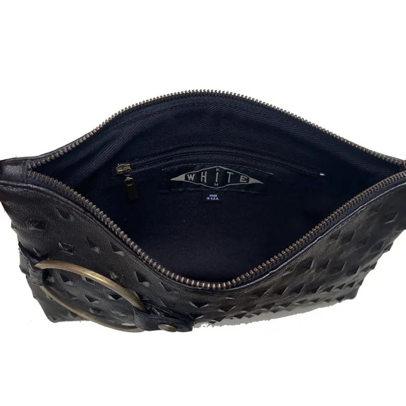 Ring Clutch - Black Pyramid