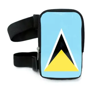 Run & Revel Caribbean Carnival Adjustable Thigh/Leg Bag - St. Lucia