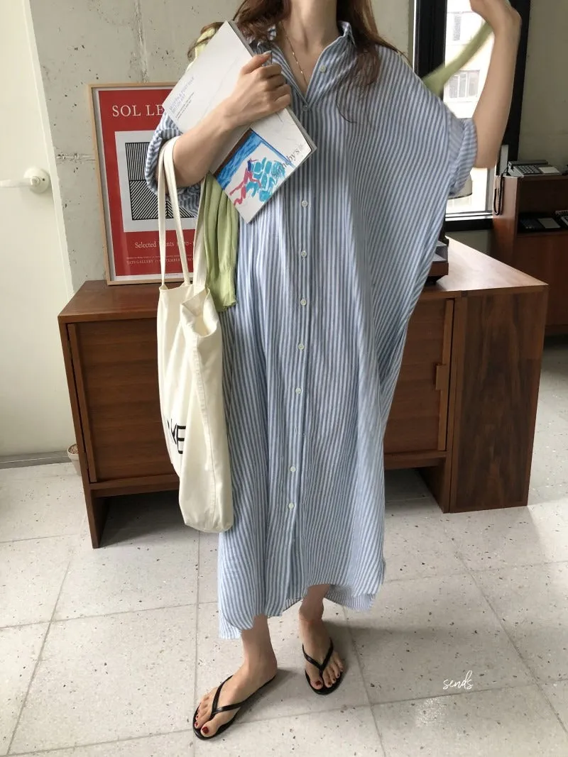 S-2XL Spring Casual Patchwork Cotton Collar Loose Long Sleeve Long Shirt Dress