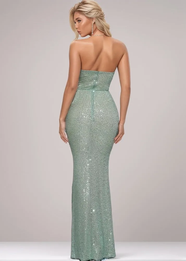 Sabrina Sequined Maxi Dress