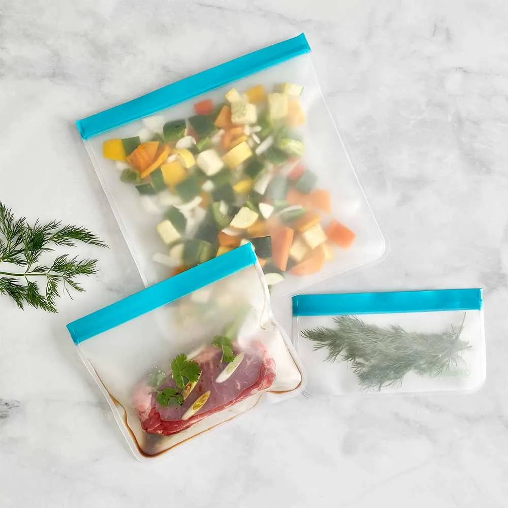 Sampler Bundle - Reusable Food Storage Bags (Set of 5)