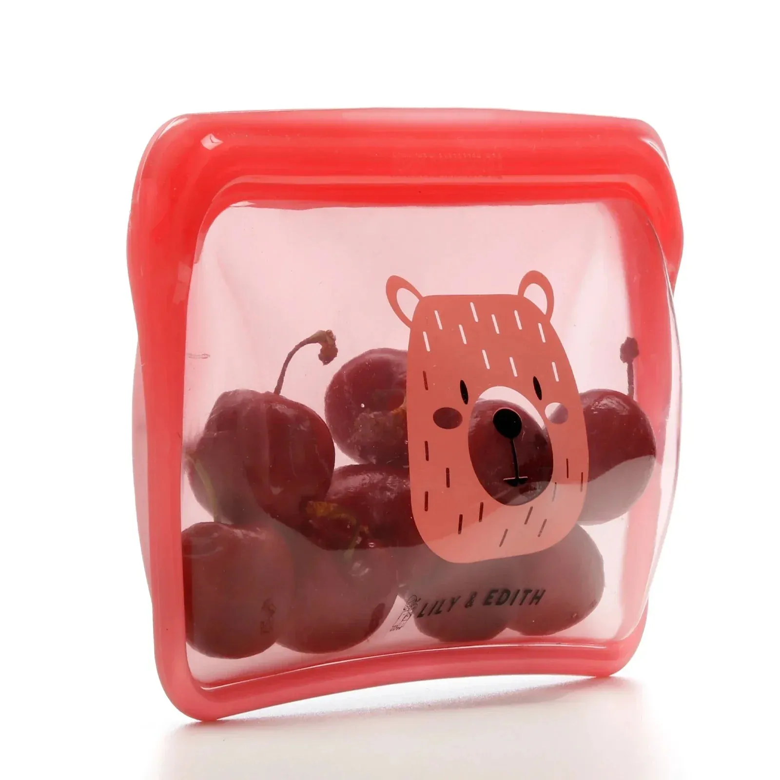 Silicone Reusable Snack Bag｜Heart