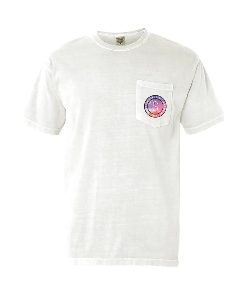 Southern Cast Club - Logo Logo Sunset Gradient Tee