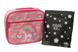 Spencil Big Cooler Lunch Bag   Chill Pack - Rainbow Unicorn