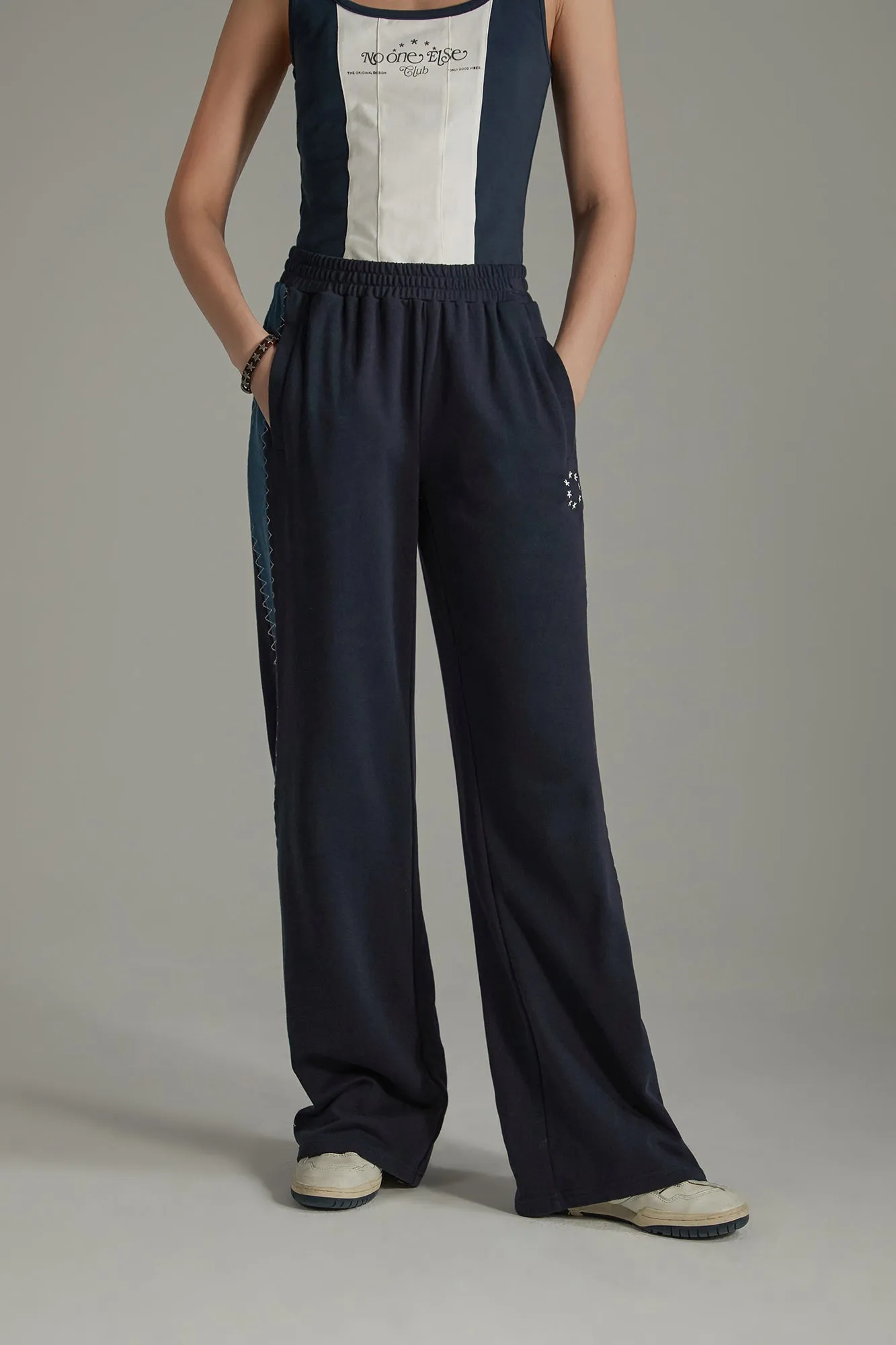 Stitch Color Casual Pants