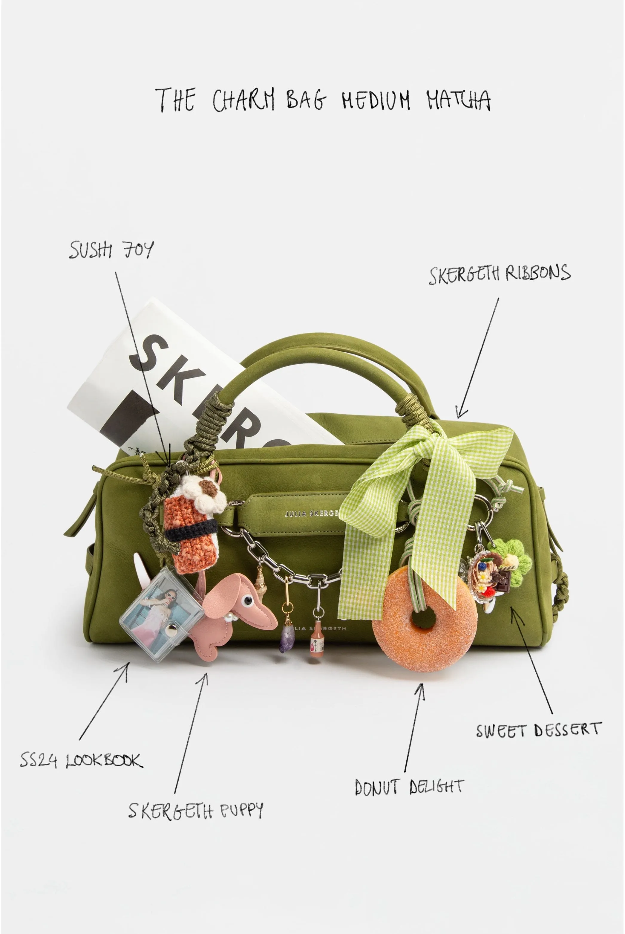 The CHARM BAG Matcha