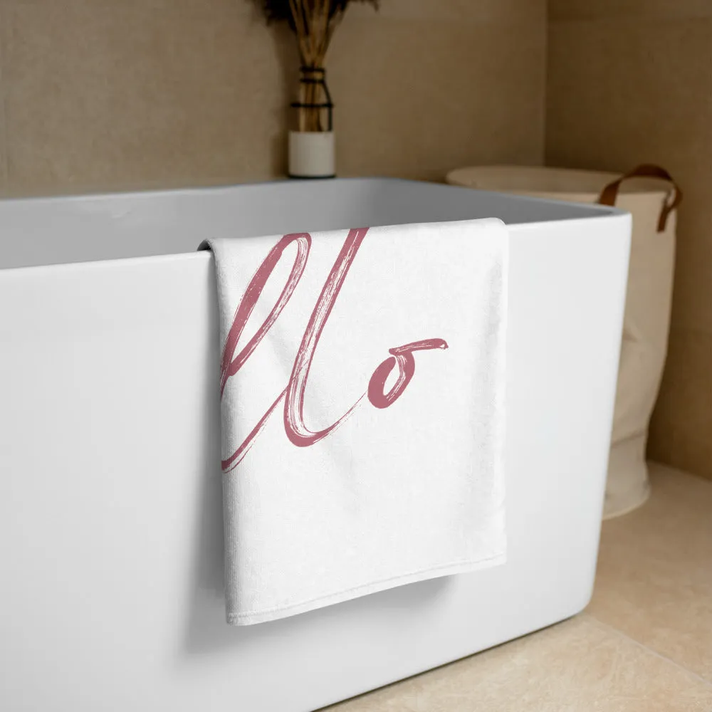 The Elegantly Rose Gold Amarillo, TX Towel (2021)
