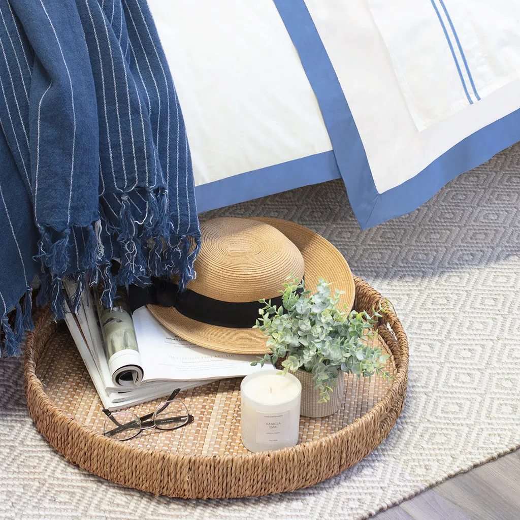 The Linden Capri Blue Border