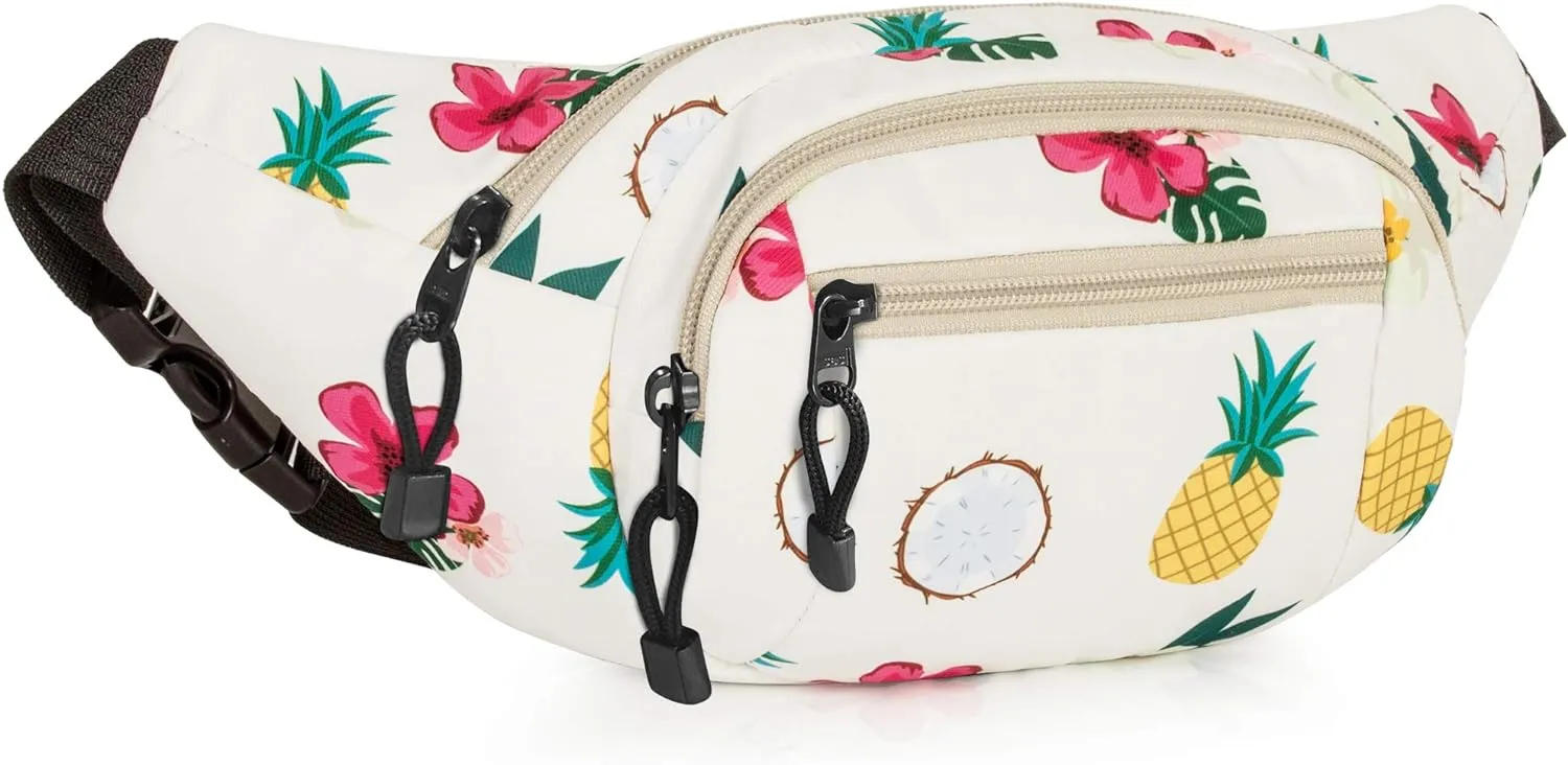 TOPERIN Fashion Fanny Pack Cute Running Belt Waist Pack Running Waist Bag Belt