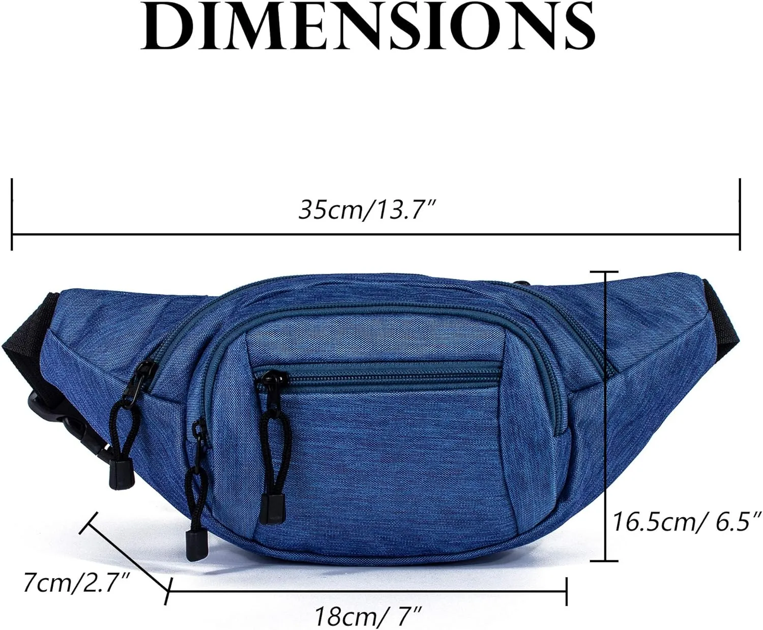 TOPERIN Fashion Fanny Pack Cute Running Belt Waist Pack Running Waist Bag Belt