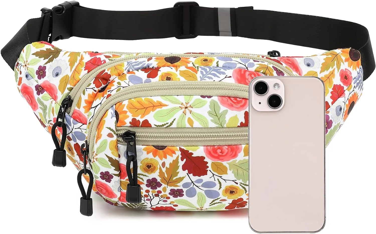 TOPERIN Fashion Fanny Pack Cute Running Belt Waist Pack Running Waist Bag Belt