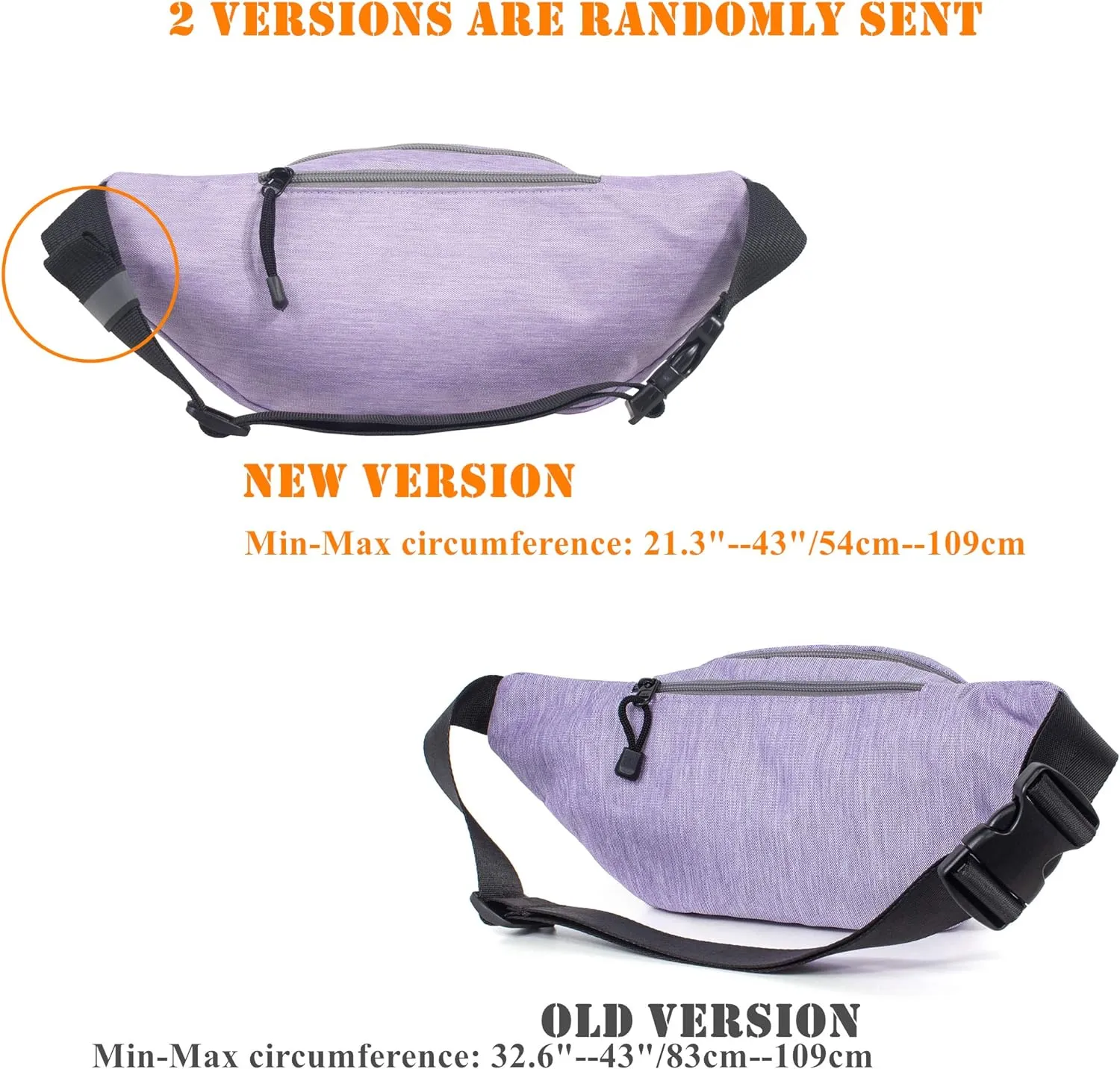 TOPERIN Fashion Fanny Pack Cute Running Belt Waist Pack Running Waist Bag Belt