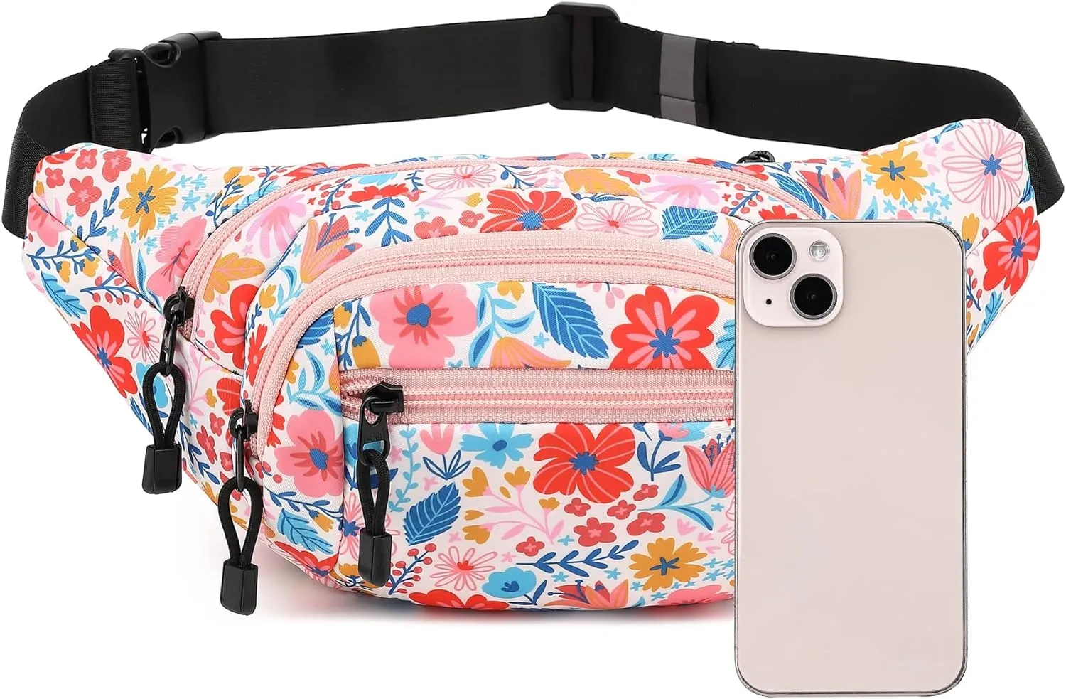 TOPERIN Fashion Fanny Pack Cute Running Belt Waist Pack Running Waist Bag Belt