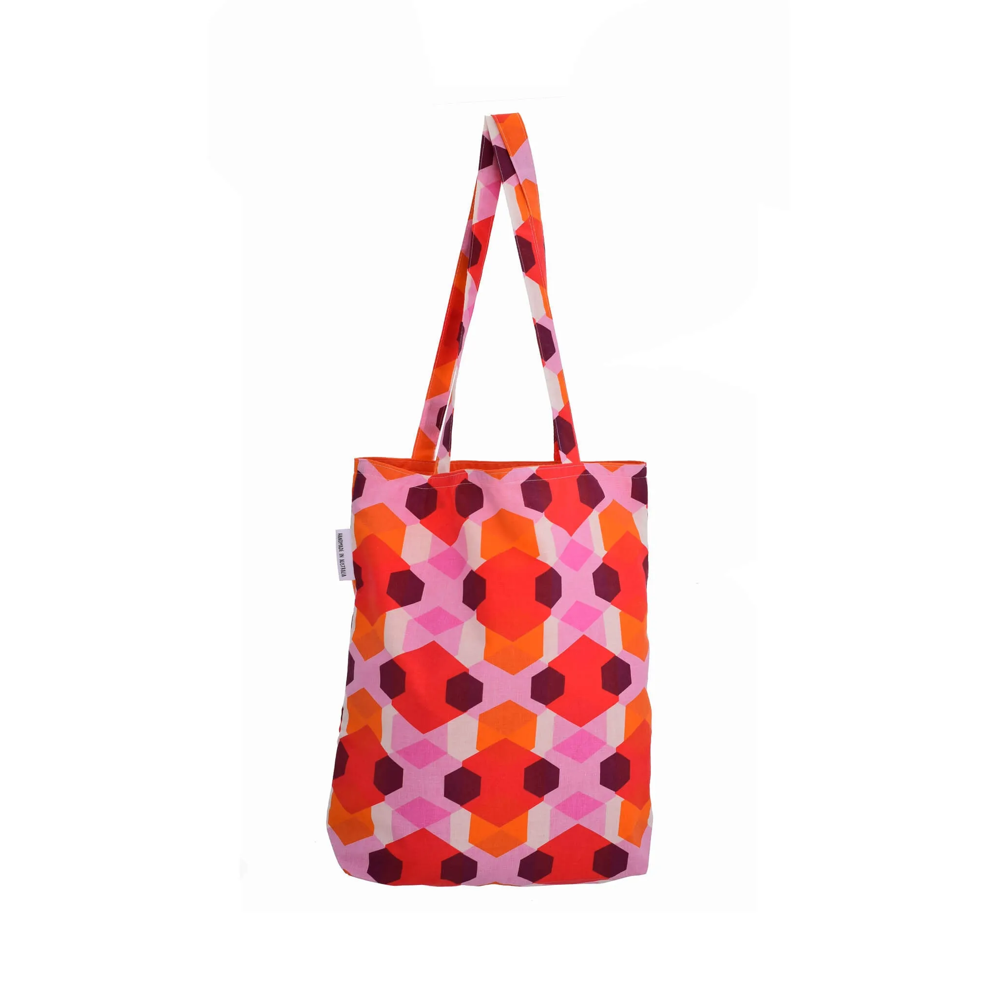 Tote Bag - Colour clash hexagons