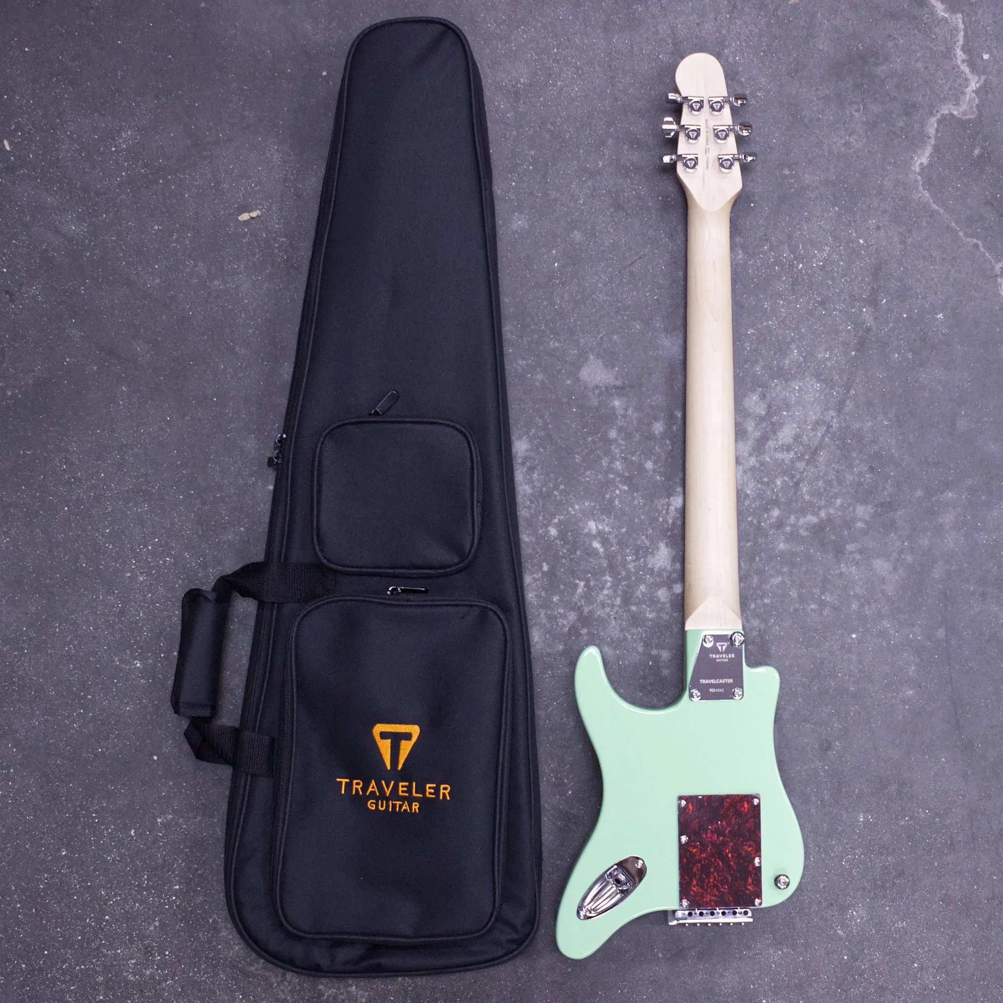 Travelcaster Deluxe Mod Shop (Surf Green/ Tortoise Pickguard/ Dual Humbucker/ Locking Tuners)