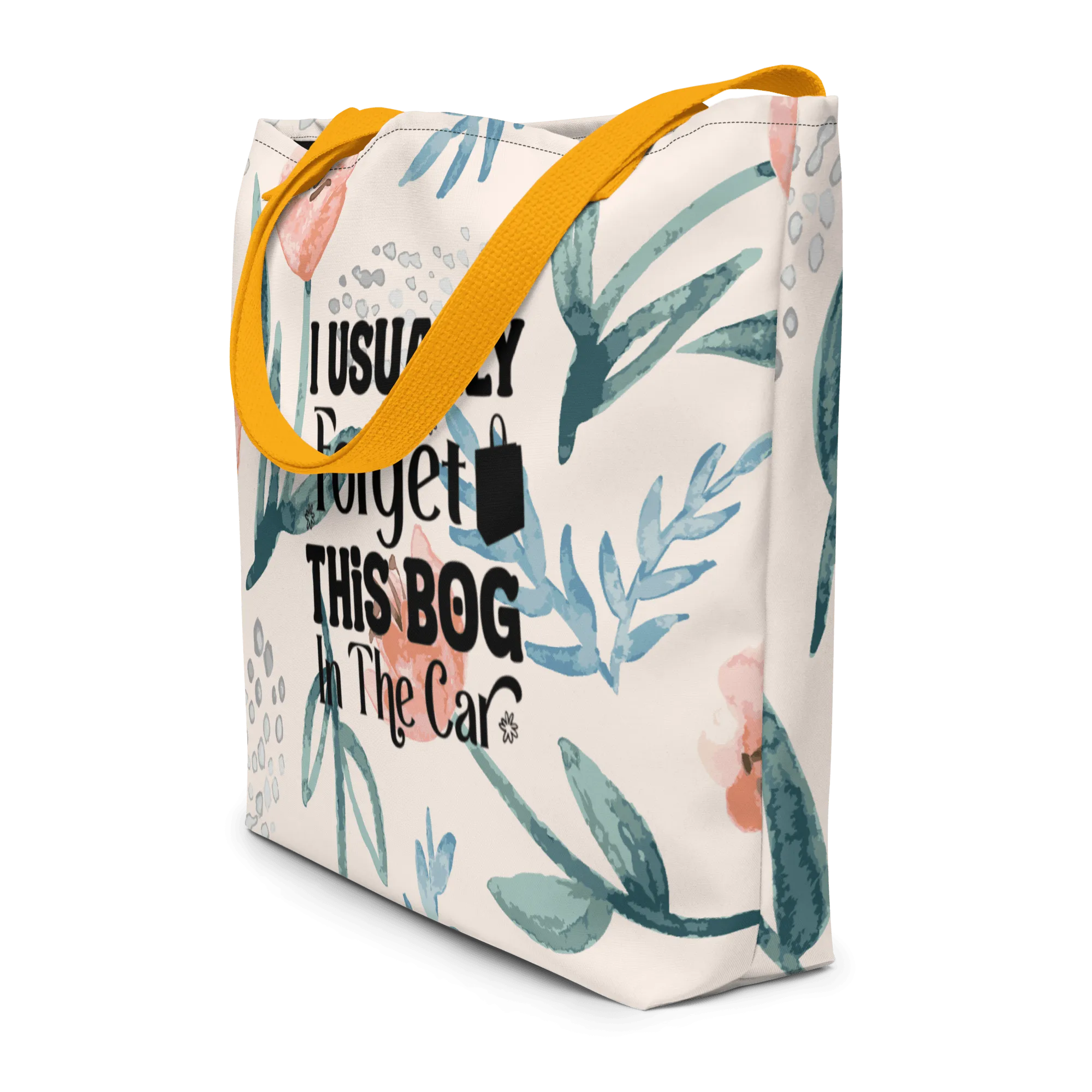Usually Forget Large Tote Bag