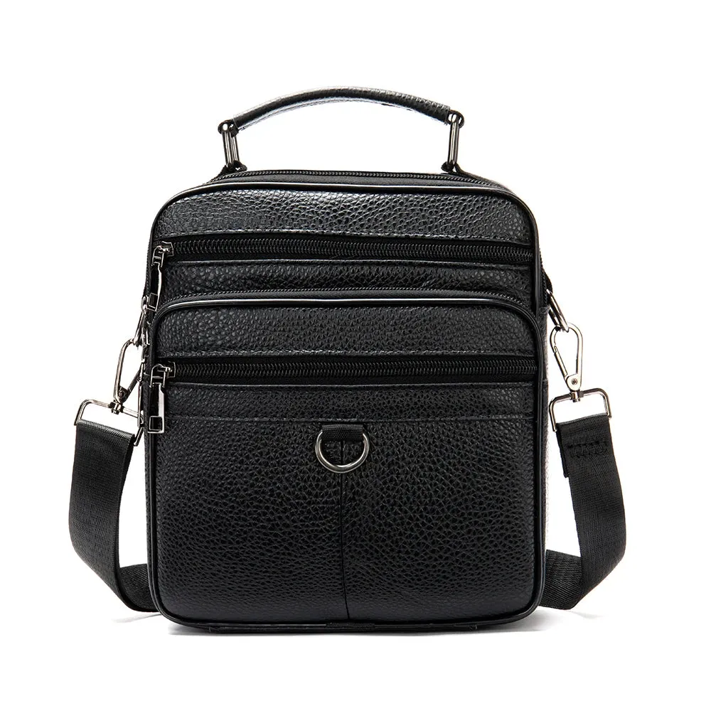 Vintage Brown Leather Messenger Bag – Rugged Sophistication for Men