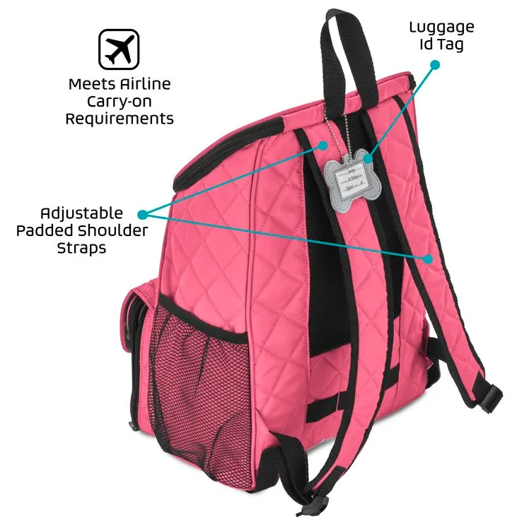Weekender Backpack ~ Grey (All Size Dogs)