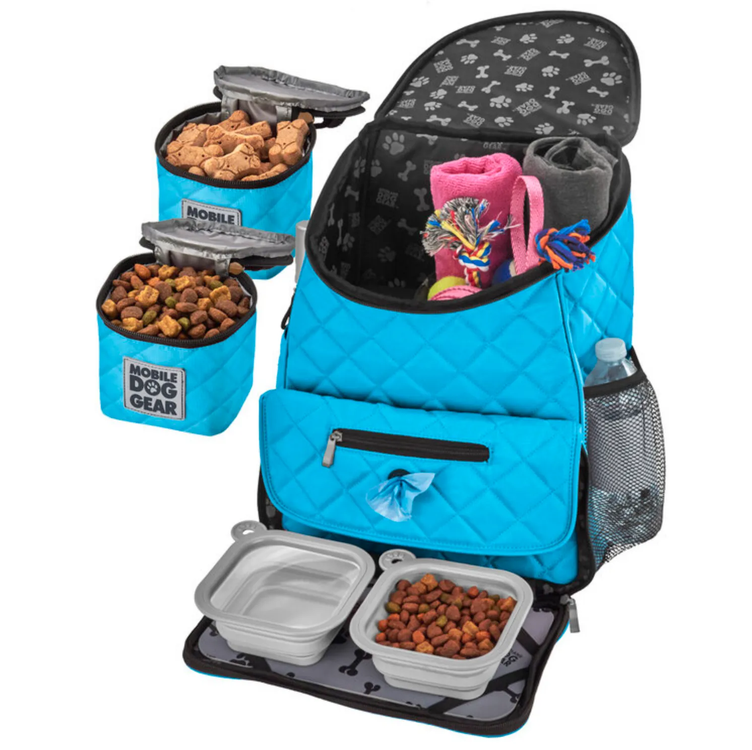 Weekender Backpack ~ Grey (All Size Dogs)